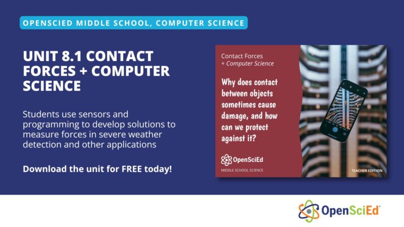 Image for the Tweet beginning: #OpenSciEd is making #computerscience part